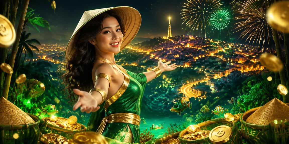 Người phụ nữ Đà Lạt đội nón lá xem kết quả cá cược thể thao trong không gian yên tĩnh buổi sáng