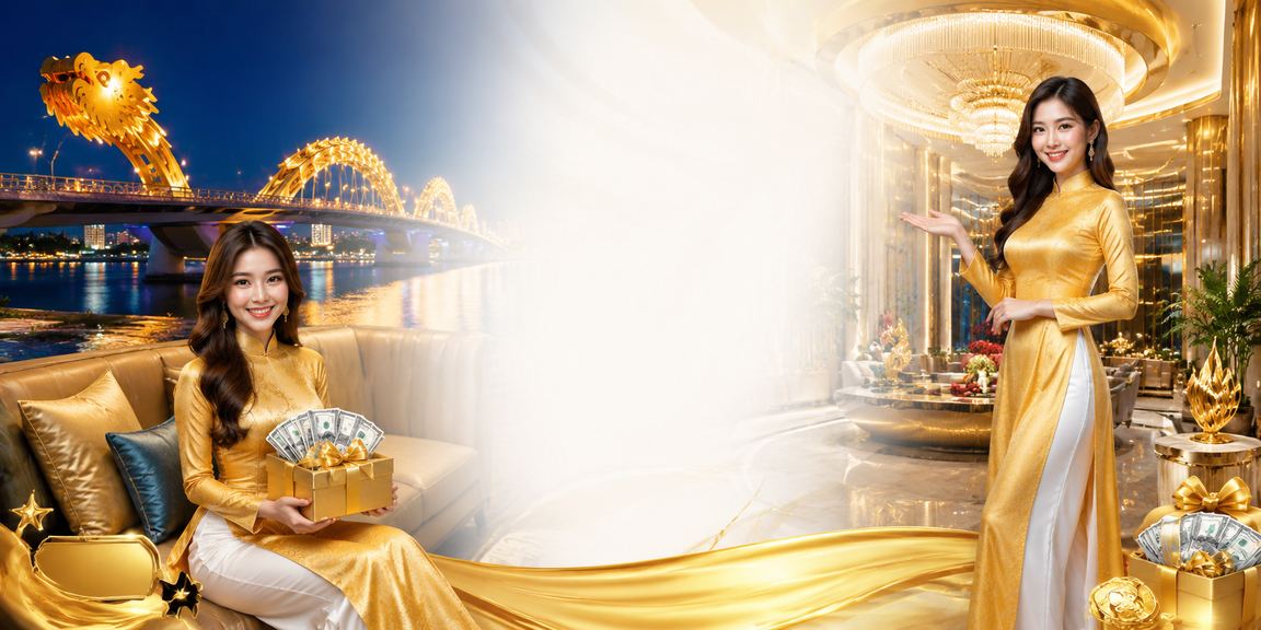 Người dùng Đà Nẵng truy cập hỗ trợ kubet11 qua điện thoại di động trong bộ áo dài truyền thống