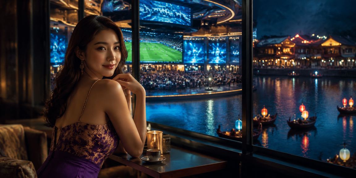 Người dùng Hội An vừa uống cà phê vừa xem kèo cá cược bóng đá trên thiết bị di động buổi tối